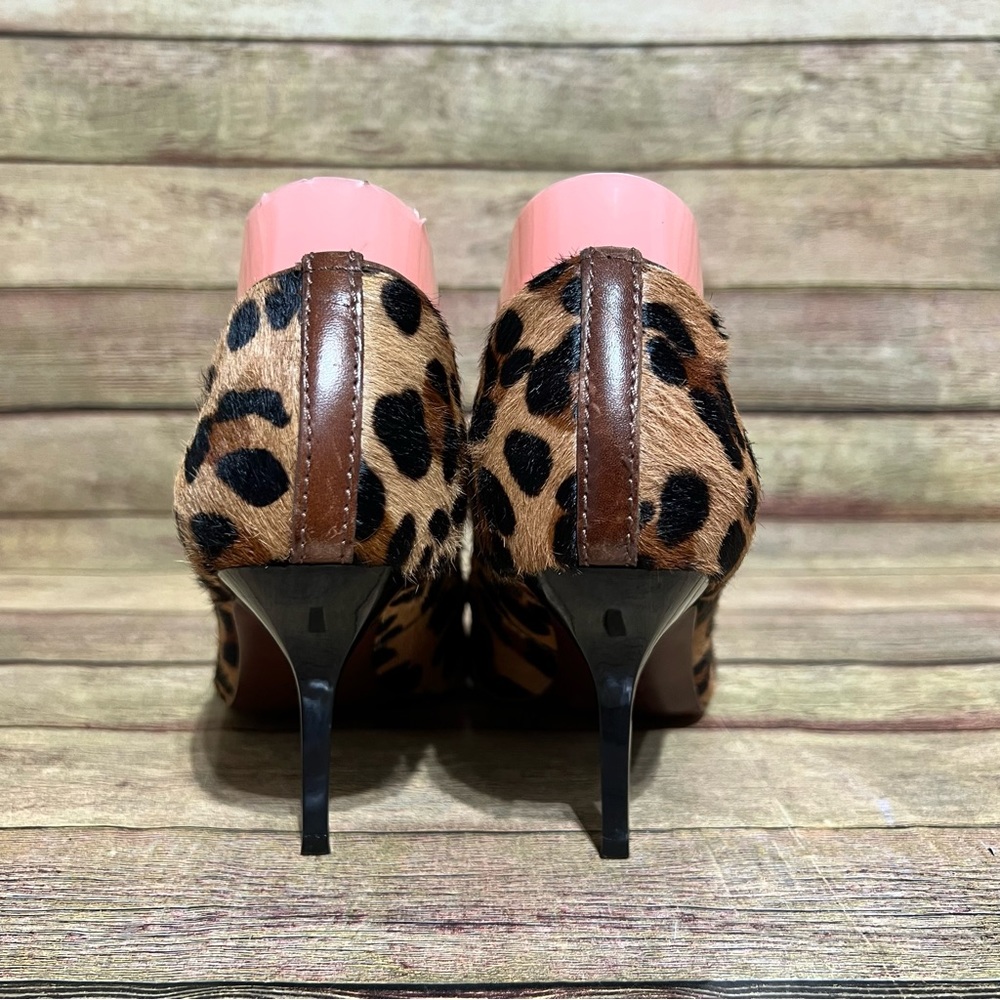 Tory Burch Leopard Print Celina Pointed Heels - image 2